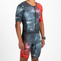 Zoot Sports TRI RACESUITS Men's Ltd Tri Aero Fz Racesuit - Crystal