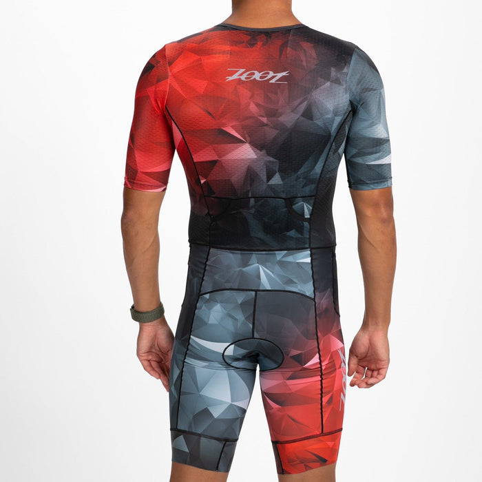 Zoot Sports TRI RACESUITS Men's Ltd Tri Aero Fz Racesuit - Crystal