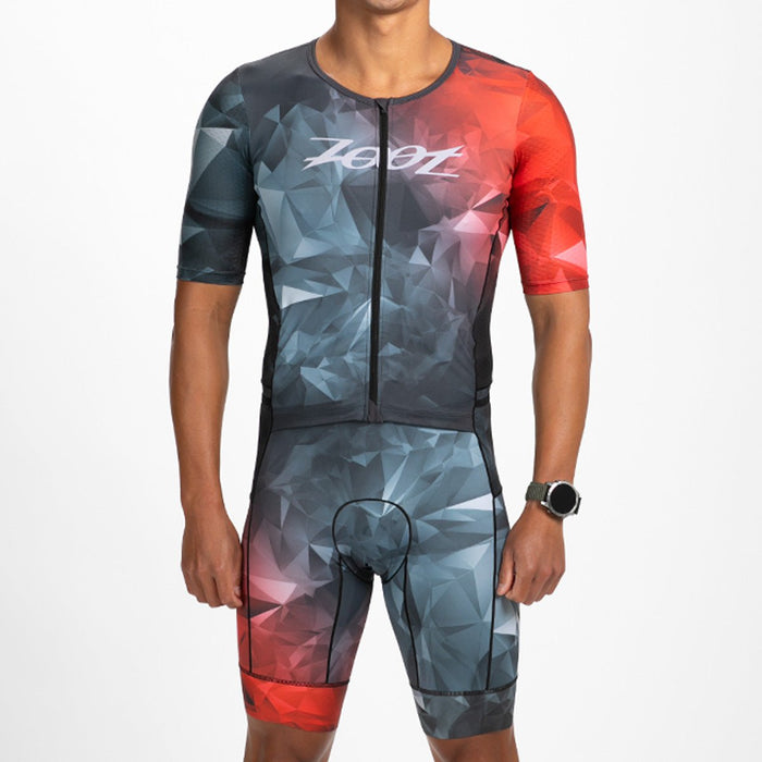 Zoot Sports TRI RACESUITS Men's Ltd Tri Aero Fz Racesuit - Crystal