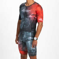 Zoot Sports TRI RACESUITS Men's Ltd Tri Aero Fz Racesuit - Crystal