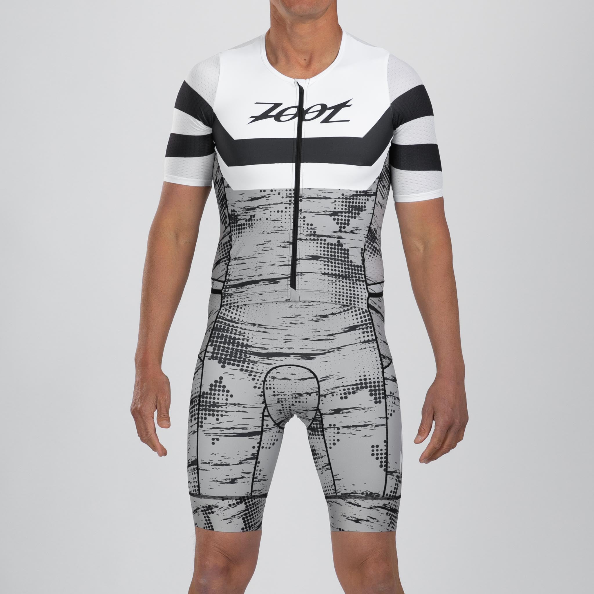Zoot Sports TRI RACESUITS Men's Ltd Tri Aero Fz Racesuit - Distortion