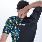Zoot Sports TRI RACESUITS Men's Ltd Tri Aero Fz Racesuit - Kaleidoscope