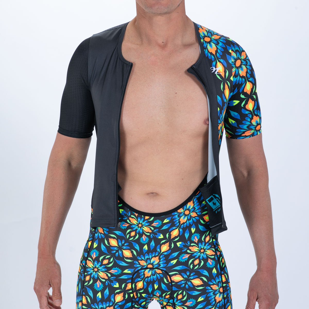 Zoot Sports TRI RACESUITS Men's Ltd Tri Aero Fz Racesuit - Kaleidoscope