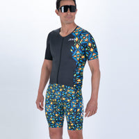 Zoot Sports TRI RACESUITS Men's Ltd Tri Aero Fz Racesuit - Kaleidoscope