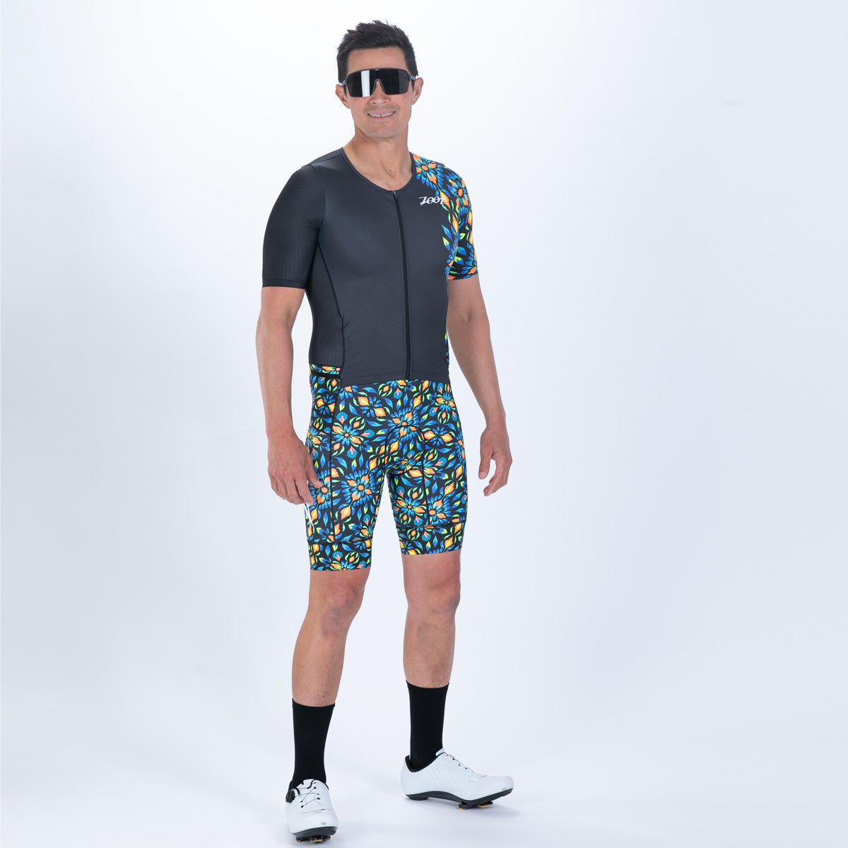 Zoot Sports TRI RACESUITS Men's Ltd Tri Aero Fz Racesuit - Kaleidoscope