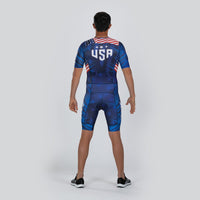 Zoot Sports TRI RACESUITS Men's Ltd Tri Aero Fz Racesuit - RWB