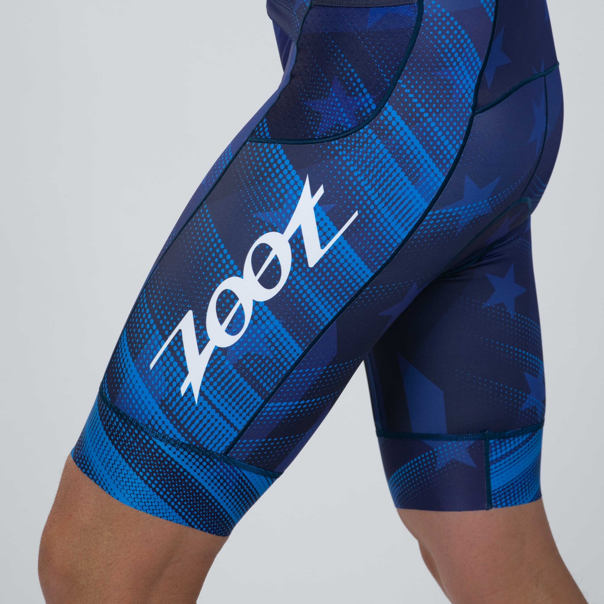 Zoot Sports TRI RACESUITS Men's Ltd Tri Aero Fz Racesuit - RWB