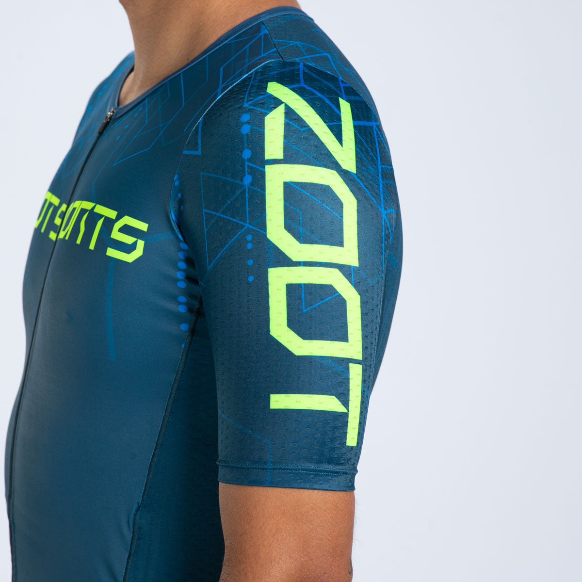 Zoot Sports TRI RACESUITS Men's Ltd Tri Aero Fz Racesuit -Techno