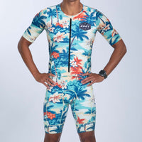 Zoot Sports TRI RACESUITS Men's Ltd Tri Aero Fz Racesuit - Vintage Hula