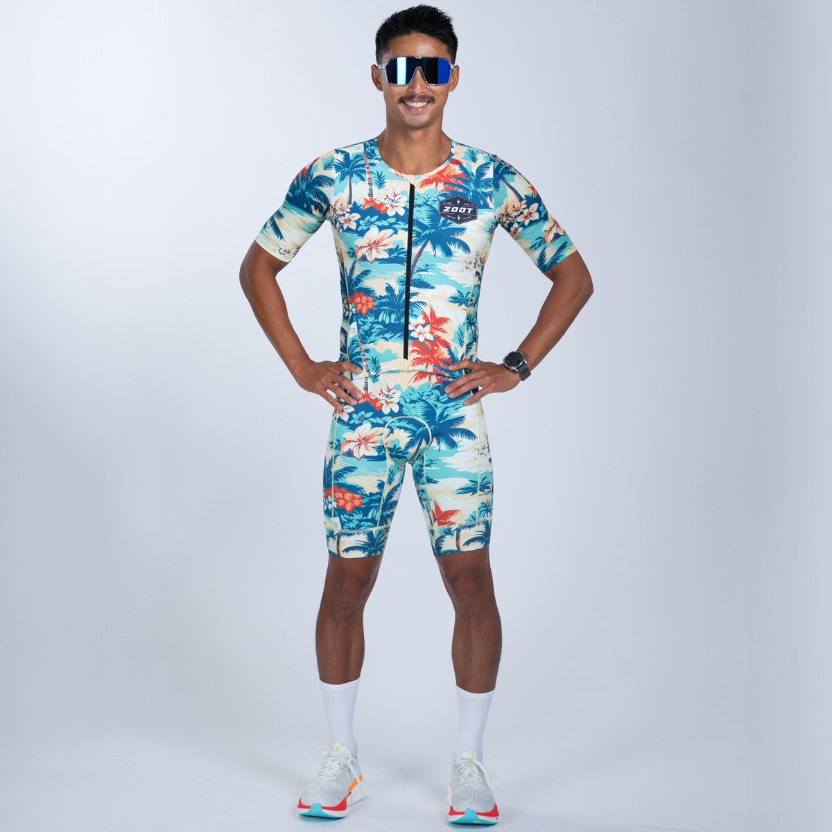 Zoot Sports TRI RACESUITS Men's Ltd Tri Aero Fz Racesuit - Vintage Hula