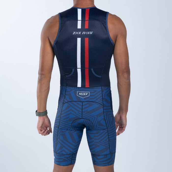 Zoot Sports TRI RACESUITS Men's Ltd Tri Aero Slvs Fz Racesuit - Allez