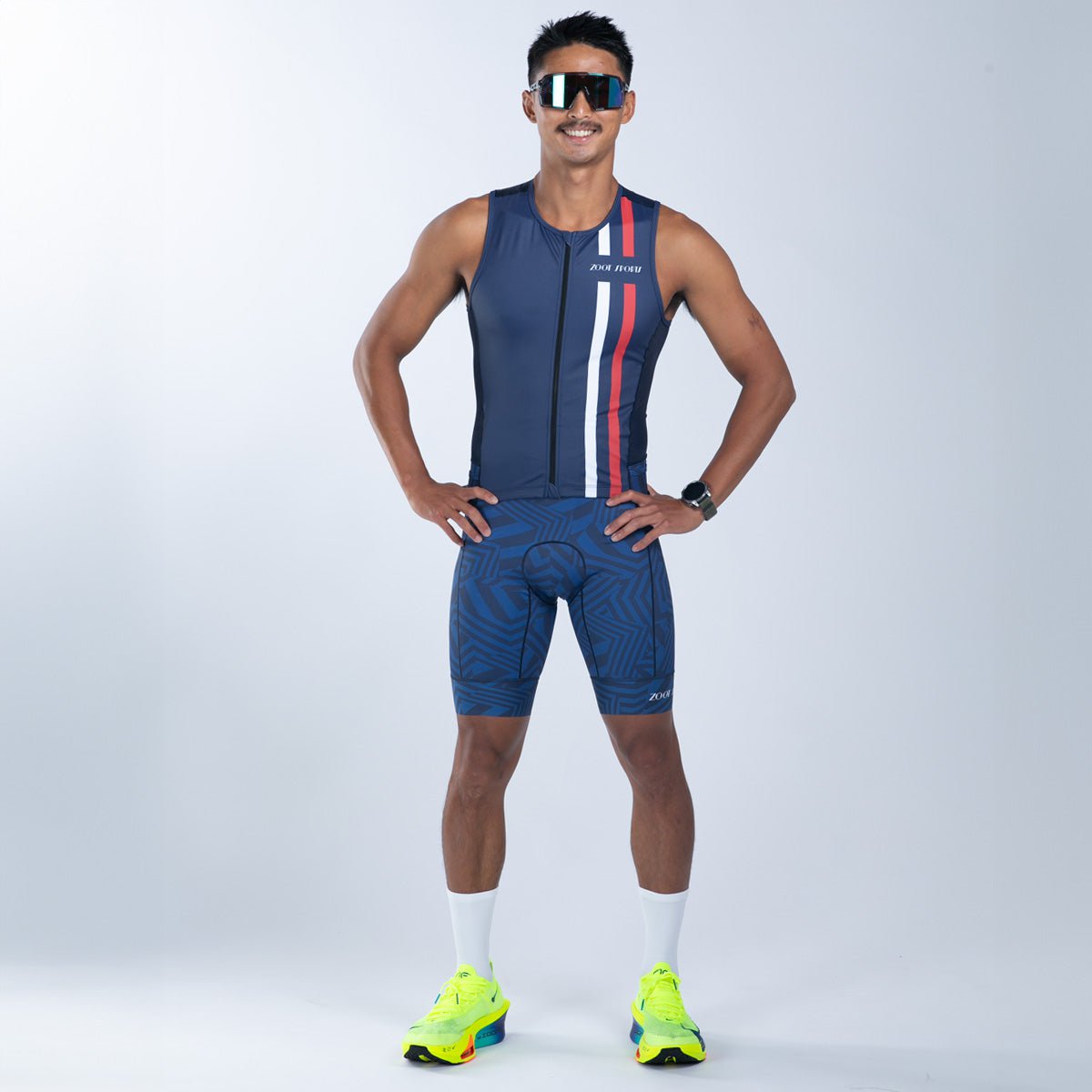 Zoot Sports TRI RACESUITS Men's Ltd Tri Aero Slvs Fz Racesuit - Allez