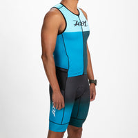 Zoot Sports TRI RACESUITS Men's Ltd Tri Aero Slvs Fz Racesuit - Believe