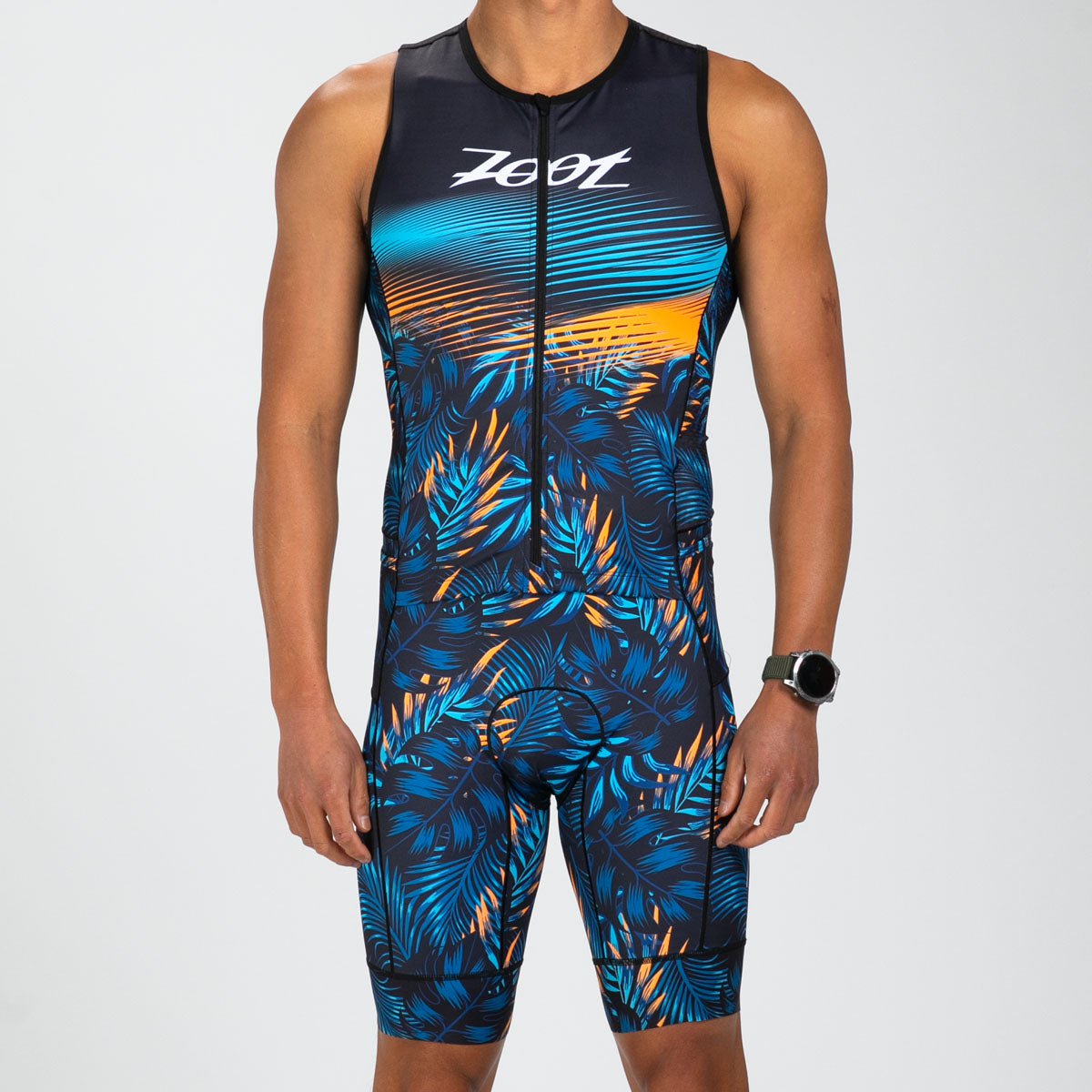 Men's Ltd Tri Aero Slvs Fz Racesuit - Club Aloha
