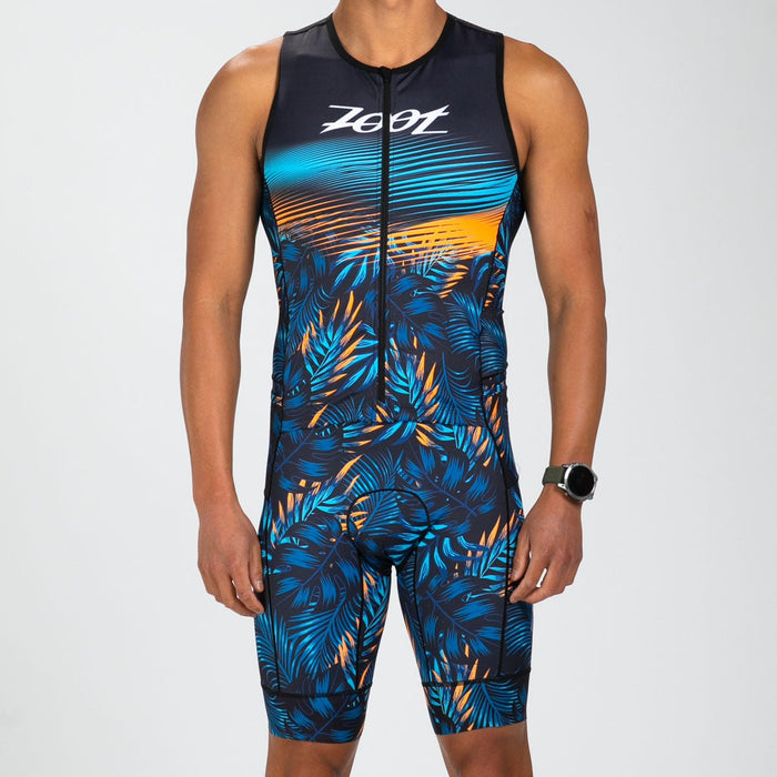 Zoot Sports TRI RACESUITS Men's Ltd Tri Aero Slvs Fz Racesuit - Club Aloha