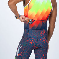 Zoot Sports TRI RACESUITS Men's Ltd Tri Aero Slvs Fz Racesuit - Costa Del Sol