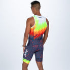 Zoot Sports TRI RACESUITS Men's Ltd Tri Aero Slvs Fz Racesuit - Costa Del Sol