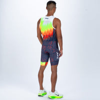 Zoot Sports TRI RACESUITS Men's Ltd Tri Aero Slvs Fz Racesuit - Costa Del Sol