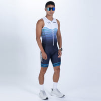 Zoot Sports TRI RACESUITS Men's Ltd Tri Aero Slvs Fz Racesuit - Crowie