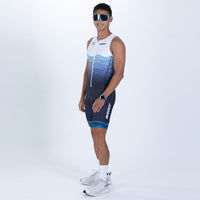 Zoot Sports TRI RACESUITS Men's Ltd Tri Aero Slvs Fz Racesuit - Crowie