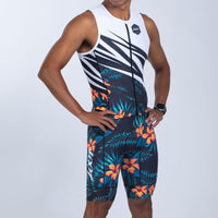 Zoot Sports TRI RACESUITS Men's Ltd Tri Aero Slvs Fz Racesuit - Hula