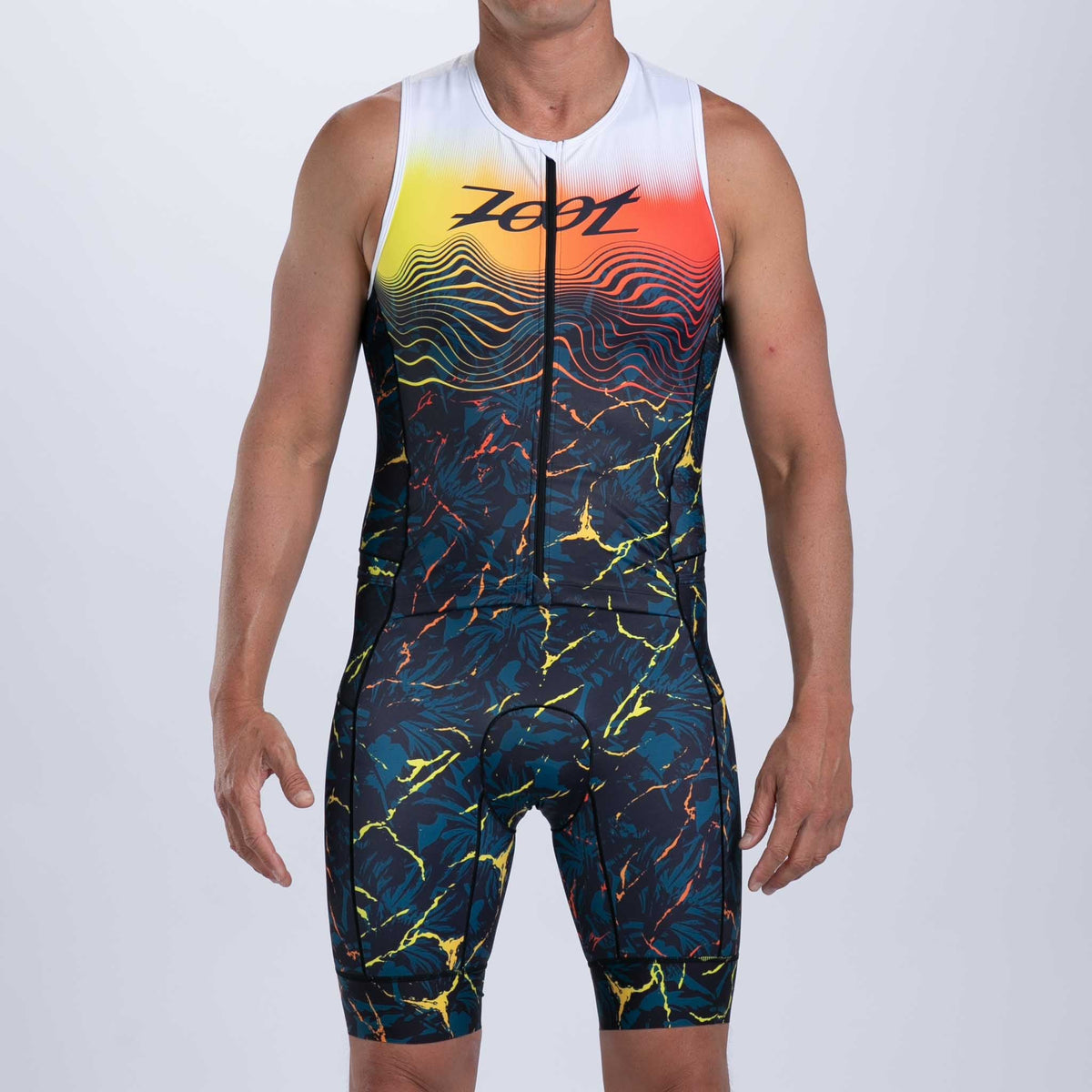 Men's Ltd Tri Aero Slvs Fz Racesuit - Koa