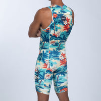 Zoot Sports TRI RACESUITS Men's Ltd Tri Aero Slvs Fz Racesuit - Vintage Hula