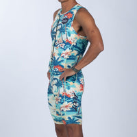 Zoot Sports TRI RACESUITS Men's Ltd Tri Aero Slvs Fz Racesuit - Vintage Hula