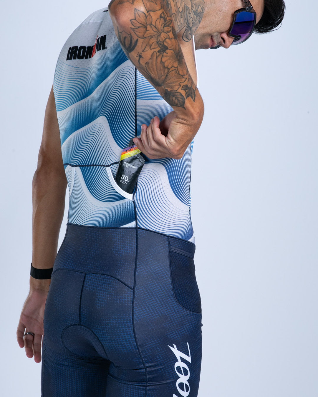 Zoot Sports TRI RACESUITS Men's Ltd Tri Slvs Fz Racesuit - IM Stratos