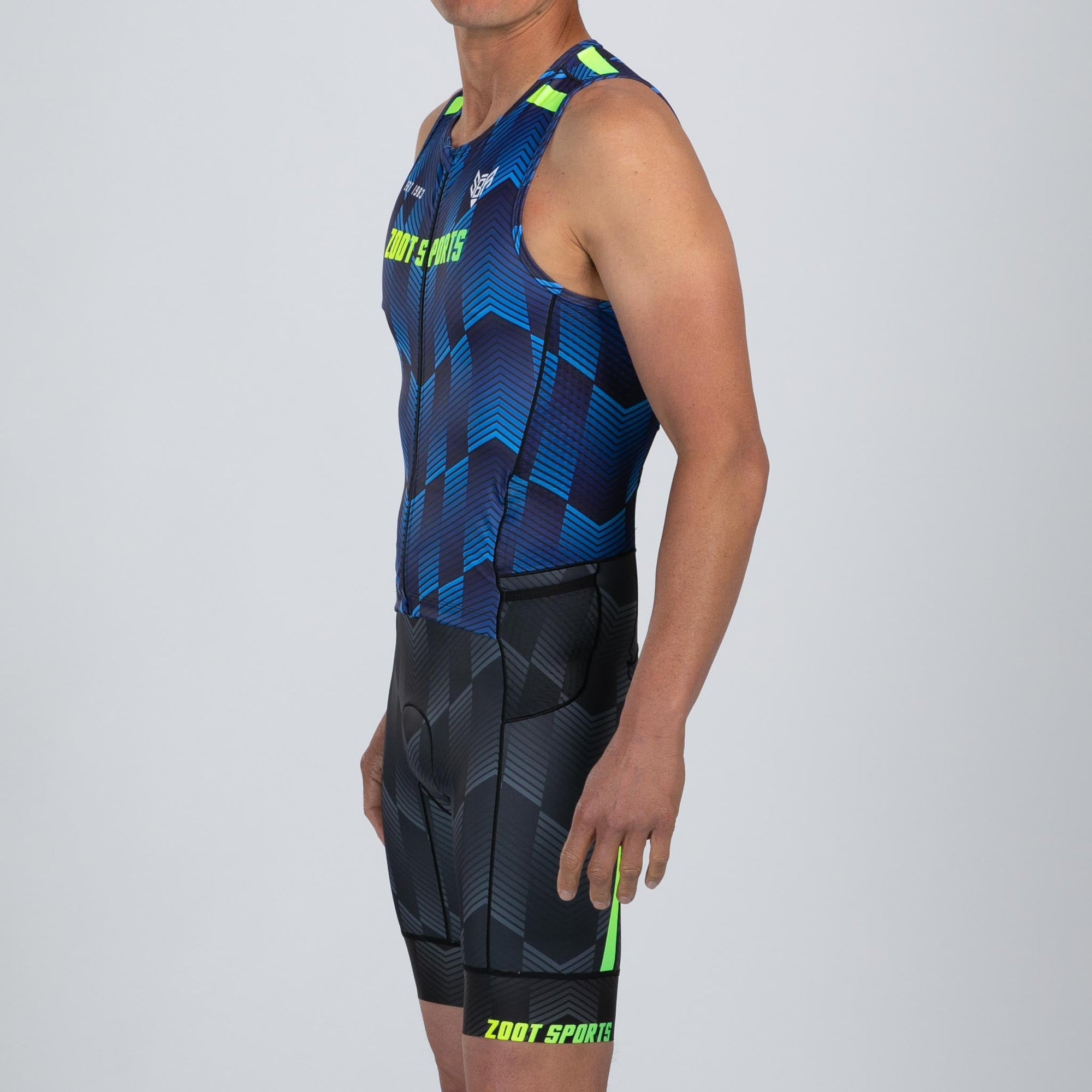 Zoot Sports TRI RACESUITS Men's Ltd Tri Slvs Fz Racesuit - Speedway