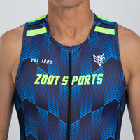 Zoot Sports TRI RACESUITS Men's Ltd Tri Slvs Fz Racesuit - Speedway