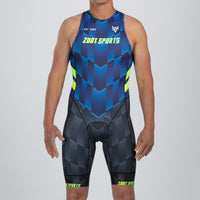 Zoot Sports TRI RACESUITS Men's Sprint Backzip Racesuit - Speedway