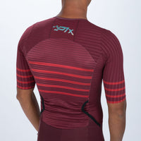 Zoot Sports TRI RACESUITS Men's Ultra P1x Tri Racesuit - Burgundy