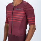 Zoot Sports TRI RACESUITS Men's Ultra P1x Tri Racesuit - Burgundy