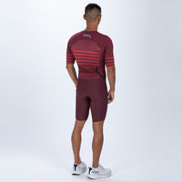 Zoot Sports TRI RACESUITS Men's Ultra P1x Tri Racesuit - Burgundy