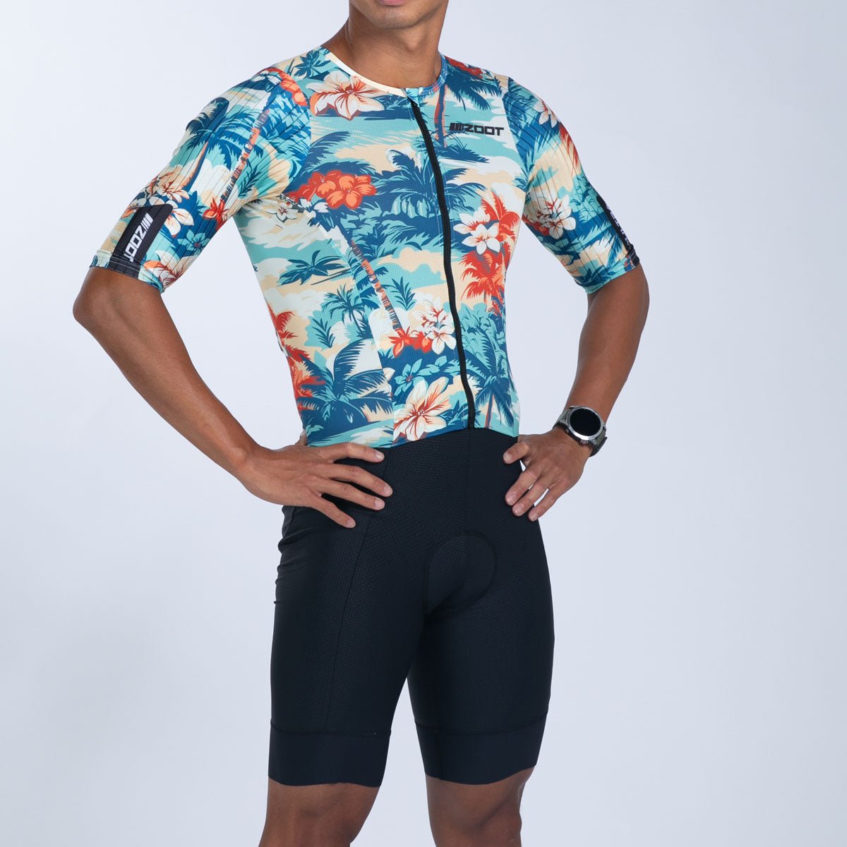 Zoot Sports TRI RACESUITS Men's Ultra Tri P1 Exos Racesuit - Vintage Hula