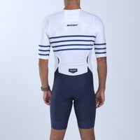 Zoot Sports TRI RACESUITS Men's Ultra Tri P1 Navy Exos Racesuit - Allez Stripes