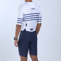 Zoot Sports TRI RACESUITS Men's Ultra Tri P1 Navy Exos Racesuit - Allez Stripes