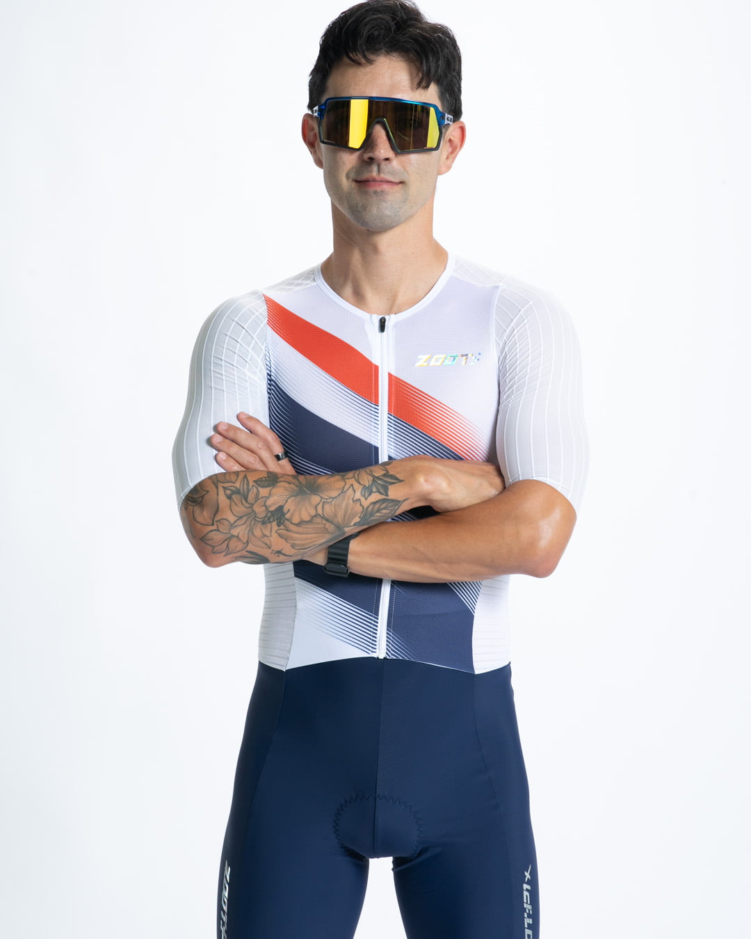 Zoot Sports TRI RACESUITS Men's Ultra Tri P1x Racesuit Navy - Rouler