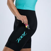 Zoot Sports TRI RACESUITS Women's Core Tri Aero FZ Racesuit - Aqua Blue