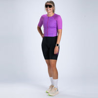 Zoot Sports TRI RACESUITS Women's Core Tri Aero Fz Racesuit - Deep Purple