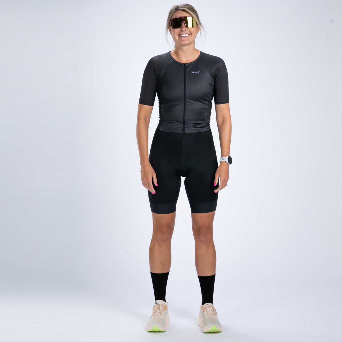 Zoot Sports TRI RACESUITS Women's Core Tri Aero Fz Racesuit - Jet Black