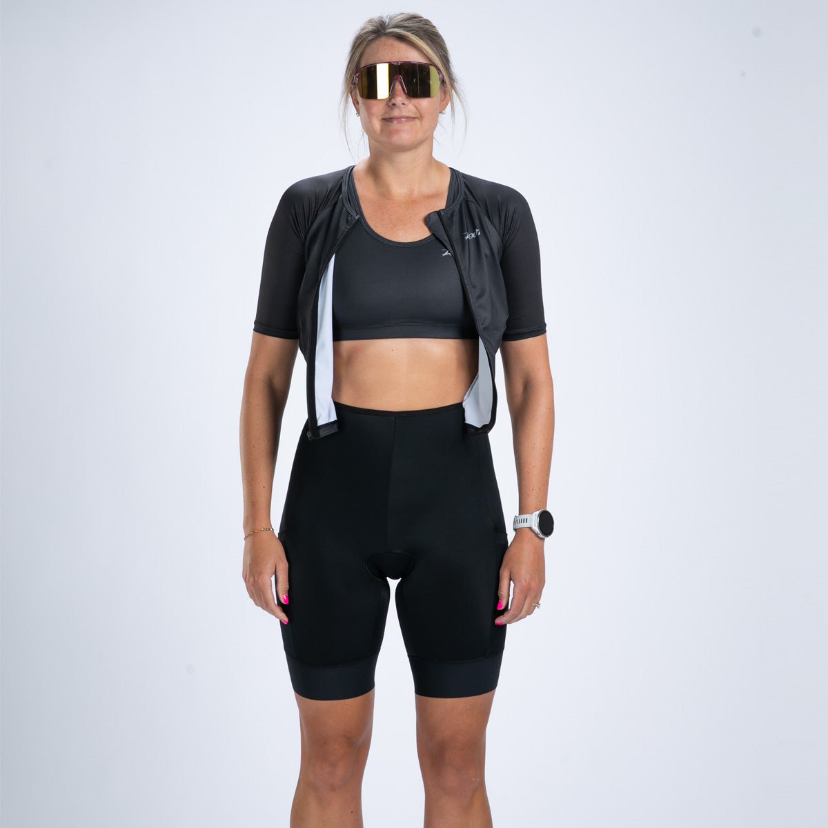 Zoot Sports TRI RACESUITS Women's Core Tri Aero Fz Racesuit - Jet Black