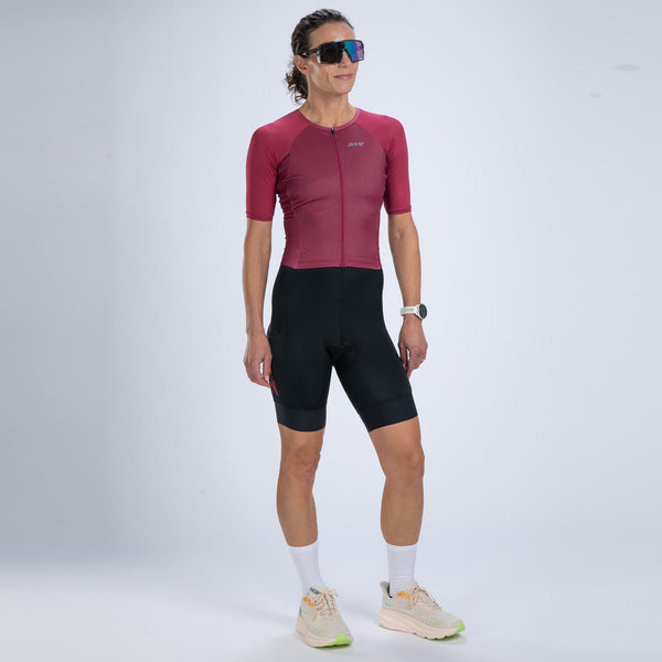Women's Core Tri Aero FZ Racesuit - Plum – Zoot Sports