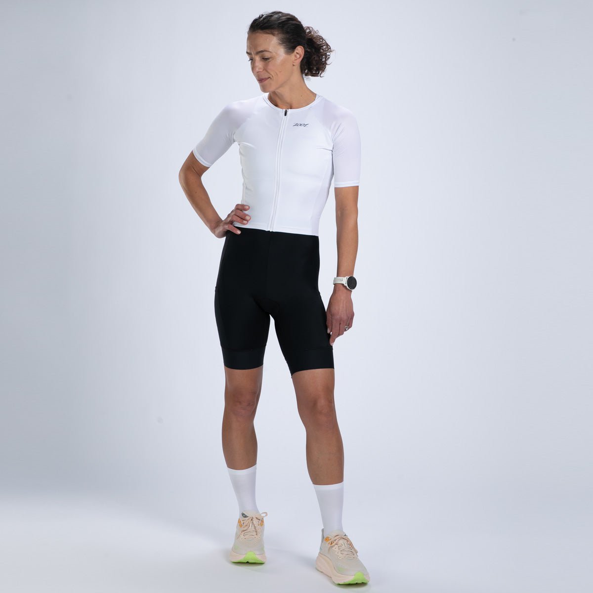 Zoot Sports TRI RACESUITS Women's Core Tri Aero Fz Racesuit - White