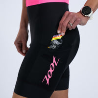 Zoot Sports TRI RACESUITS Women's Core Tri Slvs Fz Racesuit - Bright Pink
