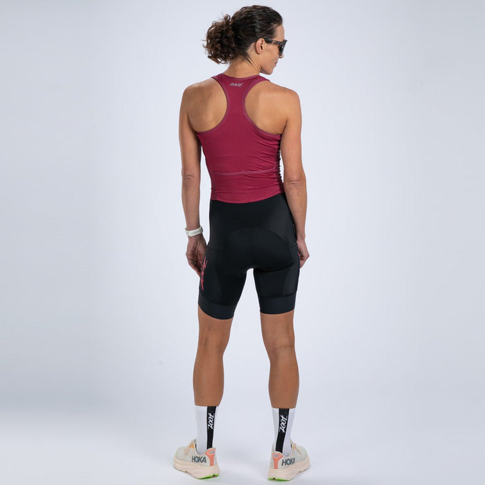 Zoot Sports TRI RACESUITS Women's Core Tri Slvs Fz Racesuit - Plum