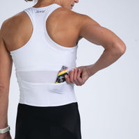 Zoot Sports TRI RACESUITS Women's Core Tri Slvs Fz Racesuit - White