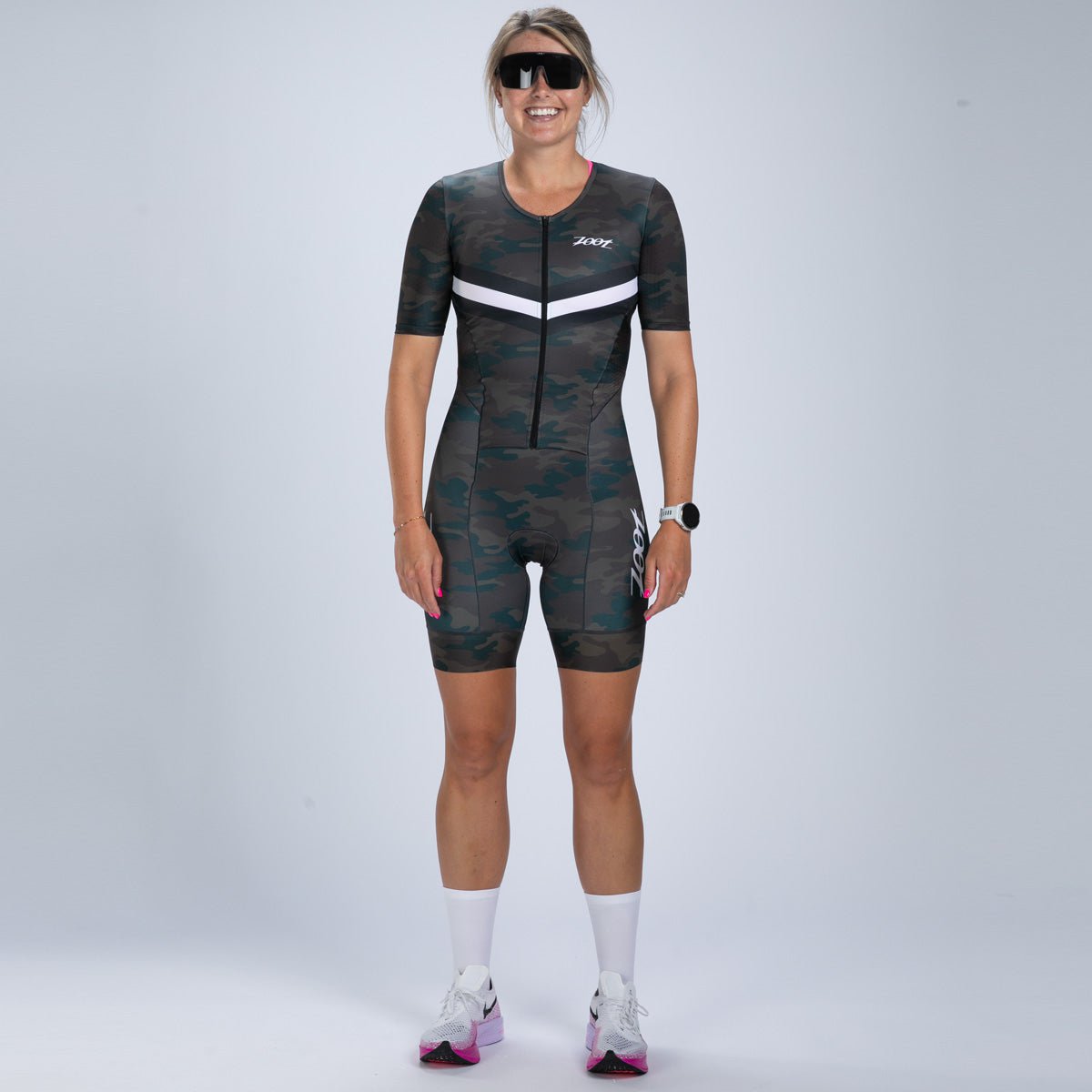 Zoot Sports TRI RACESUITS Women's Ltd Tri Aero Fz Racesuit -Armada