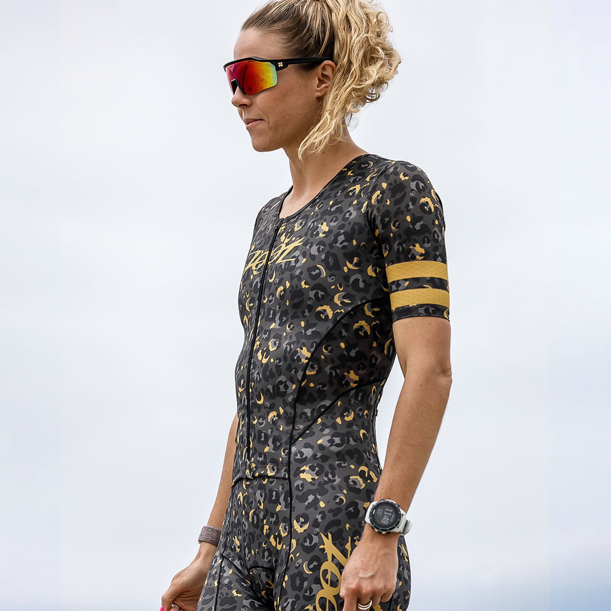 Women's Ltd Tri Aero Fz Racesuit - Cheetah